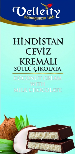 Hindistan Ceviz Kremalı Dolgulu Çikolata 25g - 50g - 95g - 200g