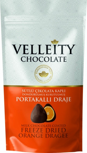 Sütlü Çikolata Kaplı Portakallı Draje